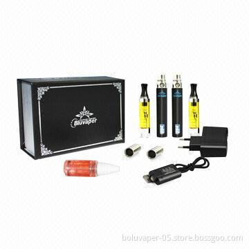 Electronic Cigarettes with Clearomizer and Huge Vapor, 3.0-4.2V Output Voltage